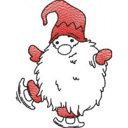 Stickdatei - Winter Gnom 5